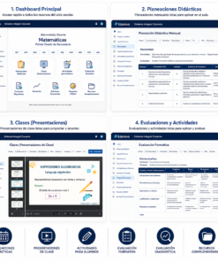 EduNEM Aula Integral | Matemáticas Primer Grado de Secundaria NEM · Ciclo Escolar Completo 2026-2027 4 Imagen 1 334