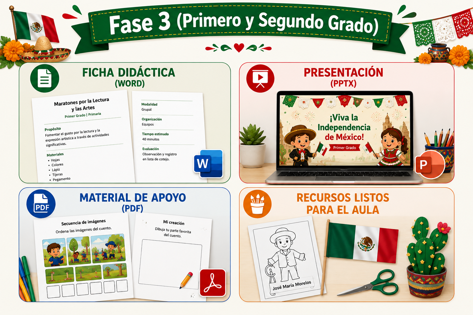 Maratones por la Lectura y las Artes para Primaria 2026-2027 | 1° a 6° Grado | Septiembre | NEM 2 Maratones por la Lectura y las Artes para Primaria 2026-2027 | 1° a 6° Grado | Septiembre | NEM - Image 2