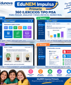 EduNEM Impulsa Primaria | 360 Ejercicios tipo PISA de Matemáticas, Ciencias y Comprensión Lectora 4 Imagen 1 344