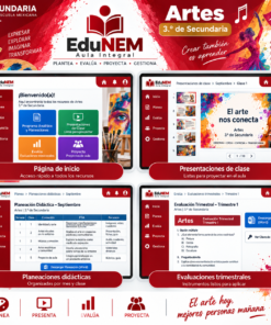 EduNEM Aula Integral Artes 3.º de Secundaria | Planeaciones, Clases y Evaluaciones NEM 2026-2027 4 Imagen 1 350