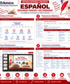 EduNEM Aula Integral | Español Segundo Grado de Secundaria NEM · Ciclo Escolar Completo 2026-2027 4 Imagen 1 351