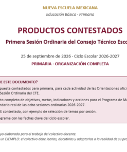 CTE Primaria Primera Sesión Ordinaria Septiembre 2026-2027 | Productos Contestados y Editables 9 Imagen 1 361