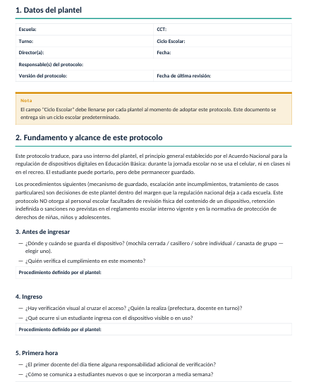 EduKIT Escuela sin Celular para Secundaria | Protocolos, Formatos, Carteles y Actividades 2 EduKIT Escuela sin Celular para Secundaria | Protocolos, Formatos, Carteles y Actividades - Imagen 2