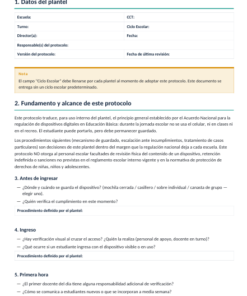 EduKIT Escuela sin Celular para Primaria | Protocolos, Formatos, Carteles y Actividades 8 Imagen 1 368