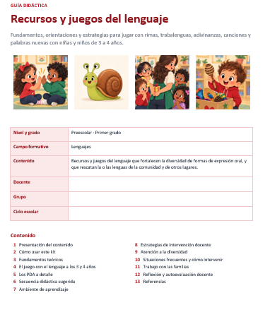 EduKIT Lenguajes Preescolar 1 | Recursos Creativos para la Enseñanza – Todos los Contenidos y PDAs 2 EduKIT Lenguajes Preescolar 1 | Recursos Creativos para la Enseñanza – Todos los Contenidos y PDAs - Imagen 2