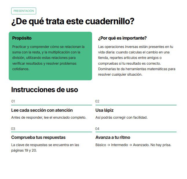 Cuadernillos de Reforzamiento – Matemáticas 1° de Secundaria 2 Cuadernillos de Reforzamiento – Matemáticas 1° de Secundaria - Image 2