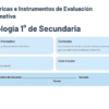 Vista previa 2 de Rúbricas e Instrumentos de Evaluación Formativa para Biología Primer Grado de Secundaria NEM | Word Editable