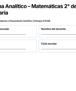 Un formulario titulado 