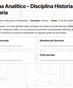 Captura de pantalla de una plantilla titulada 