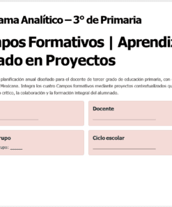 Captura de pantalla de un formulario educativo titulado 
