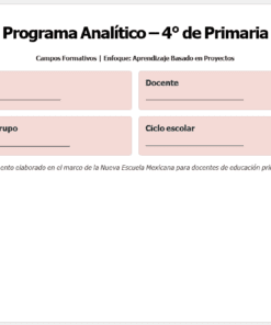 Una plantilla titulada 
