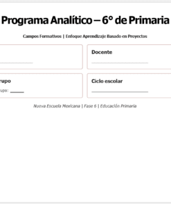 Una plantilla titulada 
