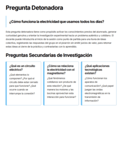 Captura de pantalla de un documento educativo en español con el título 