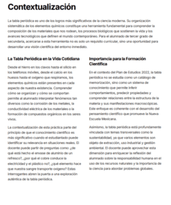 Un documento de texto en español titulado 