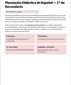 Captura de pantalla de un documento titulado 