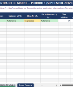Paquete Integral del Docente NEM Preescolar 1° | Planeaciones, Evaluación y Seguimiento | Word y Excel Editables 24 Imagen 10 14