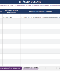 Paquete Integral del Docente NEM Preescolar 3° | Planeaciones, Evaluación y Seguimiento | Word y Excel Editables 22 Imagen 10 16