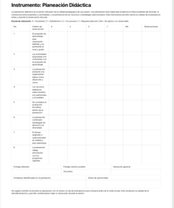 Instrumentos para Observación de Clase Editables en Word | Formatos para Acompañamiento y Evaluación Docente 8 Imagen 2 173