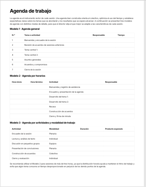 Formatos para Consejo Técnico Escolar Editables en Word | Plantillas para Organizar, Documentar y Desarrollar las Sesiones del CTE 3 Formatos para Consejo Técnico Escolar Editables en Word | Plantillas para Organizar, Documentar y Desarrollar las Sesiones del CTE - Image 3