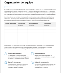 Planeador de Proyectos Colaborativos para Comunidades de Aprendizaje Editable en Word | Formatos para Diseñar, Gestionar y Evaluar Proyectos de Mejora Educativa 8 Imagen 2 182