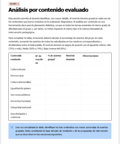Evaluación Diagnóstica y Nivelación – Formación Cívica y Ética 1° Secundaria | NEM 2026-2027 | Examen, Planeación, Actividades y Presentación Editable 9 Imagen 2 186