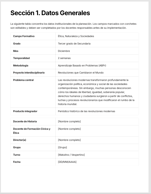 Planeaciones Interdisciplinarias NEM 3° Secundaria Ética, Naturaleza y Sociedades 2026-2027 | Todo el Ciclo Escolar Mes por Mes 3 Planeaciones Interdisciplinarias NEM 3° Secundaria Ética, Naturaleza y Sociedades 2026-2027 | Todo el Ciclo Escolar Mes por Mes - Image 3