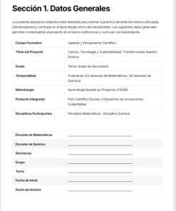 Planeaciones Interdisciplinarias NEM 3° Secundaria Saberes y Pensamiento Científico 2026-2027 | Todo el Ciclo Escolar Mes por Mes - Proyectos STEAM 7 Imagen 2 210
