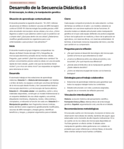 Secuencias Didácticas para Biología 1° de Secundaria | Recurso Integral para el Docente | NEM 2026-2027 | Word Editable 7 Imagen 2 216