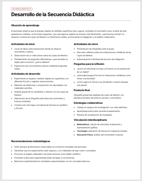 Secuencias Didácticas para Física 2° de Secundaria | Recurso Integral para el Docente | NEM 2026-2027 | Word Editable 3 Secuencias Didácticas para Física 2° de Secundaria | Recurso Integral para el Docente | NEM 2026-2027 | Word Editable - Image 3