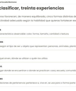 Tarjetas de Clasificación NEM 2026-2027 Preescolar 1° | Actividades Manipulativas para el Aula | PDF + Word Editable 7 Imagen 2 228