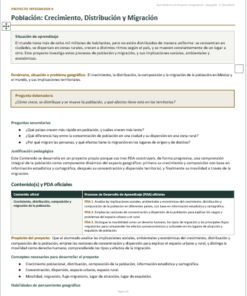 Proyectos Integradores de Geografía 1° Secundaria | NEM 2026-2027 | Word Editable 8 Imagen 2 244