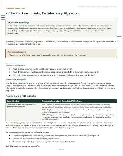 Proyectos Integradores de Geografía 1° Secundaria | NEM 2026-2027 | Word Editable 3 Proyectos Integradores de Geografía 1° Secundaria | NEM 2026-2027 | Word Editable - Image 3