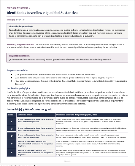 Proyectos Integradores de Formación Cívica y Ética para Secundaria | NEM 2026-2027 | Word Editable 3 Proyectos Integradores de Formación Cívica y Ética para Secundaria | NEM 2026-2027 | Word Editable - Image 3