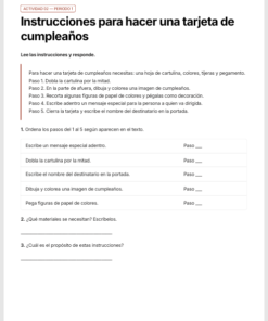 Cuadernillo de Comprensión Lectora 3.º de Primaria | NEM 2026-2027 | PDF + Word Editable 7 Imagen 2 255