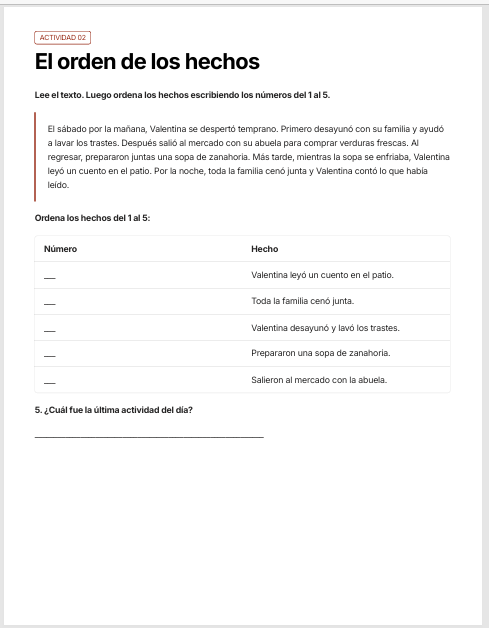 Cuadernillo de Comprensión Lectora 4.º de Primaria | NEM 2026-2027 | PDF + Word Editable 3 Cuadernillo de Comprensión Lectora 4.º de Primaria | NEM 2026-2027 | PDF + Word Editable - Image 3
