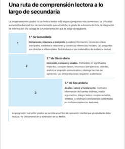 Cuadernillo de Comprensión Lectora para Español Secundaria | 1.º, 2.º y 3.º | NEM 2026-2027 | PDF + Word Editable 8 Imagen 2 260