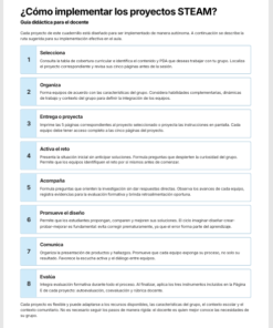 Cuadernillo de Proyectos STEAM Biología 1.º de Secundaria | NEM 2026-2027 | PDF + Word Editable 9 Imagen 2 264