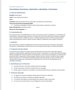 Secuencias Didácticas para Matemáticas Primer Grado de Secundaria | Planeaciones NEM 2026-2027 | Word Editable 8 Imagen 2 276