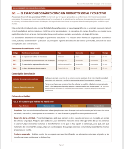 Banco de Actividades NEM Geografía 1° de Secundaria 2026-2027 | Recurso Integral para el Docente | Word Editable 7 Imagen 2 279