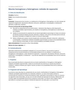 Secuencias Didácticas para Química Tercer Grado de Secundaria | Planeaciones NEM 2026-2027 | Word Editable 7 Imagen 2 291