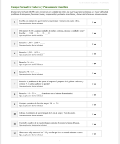 Kit de Evaluación Diagnóstica NEM 4° de Primaria 2026-2027 | 4 Herramientas para Evaluar y Atender el Rezago | Word y Excel Editable 9 Imagen 2 296