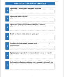 Kit de Evaluación Diagnóstica NEM Formación Cívica y Ética 1° de Secundaria 2026-2027 | 4 Herramientas para Evaluar y Atender el Rezago | Word y Excel Editable 9 Imagen 2 305