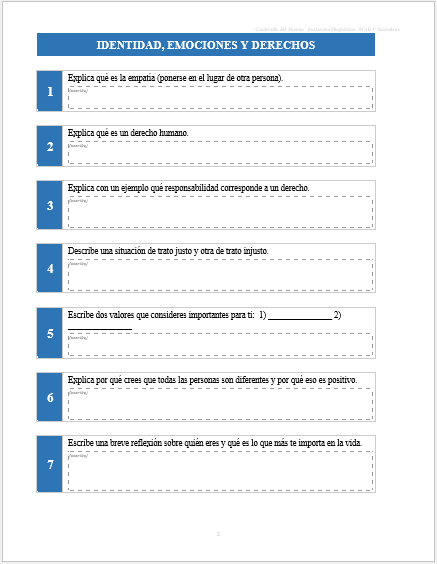 Kit de Evaluación Diagnóstica NEM Formación Cívica y Ética 1° de Secundaria 2026-2027 | 4 Herramientas para Evaluar y Atender el Rezago | Word y Excel Editable 3 Kit de Evaluación Diagnóstica NEM Formación Cívica y Ética 1° de Secundaria 2026-2027 | 4 Herramientas para Evaluar y Atender el Rezago | Word y Excel Editable - Image 3