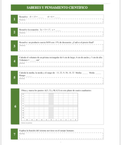 Kit de Evaluación Diagnóstica NEM Telesecundaria 2° 2026-2027 | 4 Herramientas para Evaluar y Atender el Rezago | Word y Excel Editable 9 Imagen 2 309