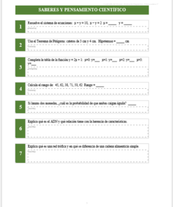 Kit de Evaluación Diagnóstica NEM Telesecundaria 3° 2026-2027 | 4 Herramientas para Evaluar y Atender el Rezago | Word y Excel Editable 9 Imagen 2 310