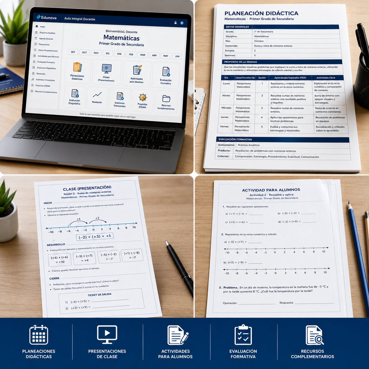 EduNEM Aula Integral | Matemáticas Primer Grado de Secundaria NEM · Ciclo Escolar Completo 2026-2027 3 EduNEM Aula Integral | Matemáticas Primer Grado de Secundaria NEM · Ciclo Escolar Completo 2026-2027 - Image 3