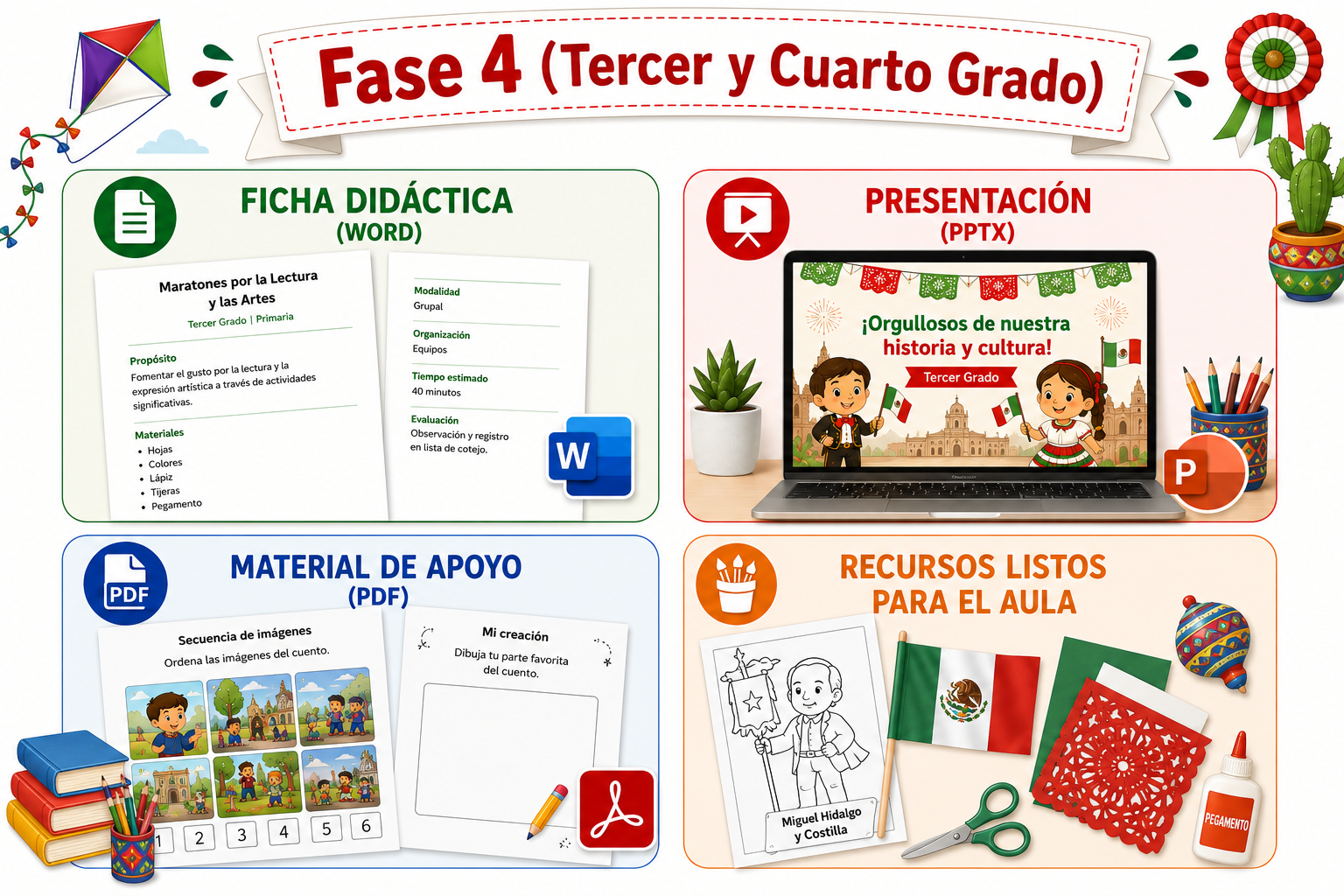 Maratones por la Lectura y las Artes para Primaria 2026-2027 | 1° a 6° Grado | Septiembre | NEM 3 Maratones por la Lectura y las Artes para Primaria 2026-2027 | 1° a 6° Grado | Septiembre | NEM - Image 3