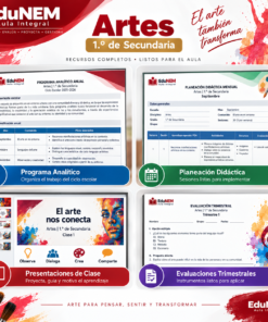 EduNEM Aula Integral Artes 1.º de Secundaria | Planeaciones, Clases y Evaluaciones NEM 2026-2027 5 Imagen 2 348