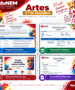 EduNEM Aula Integral Artes 3.º de Secundaria | Planeaciones, Clases y Evaluaciones NEM 2026-2027 5 Imagen 2 353
