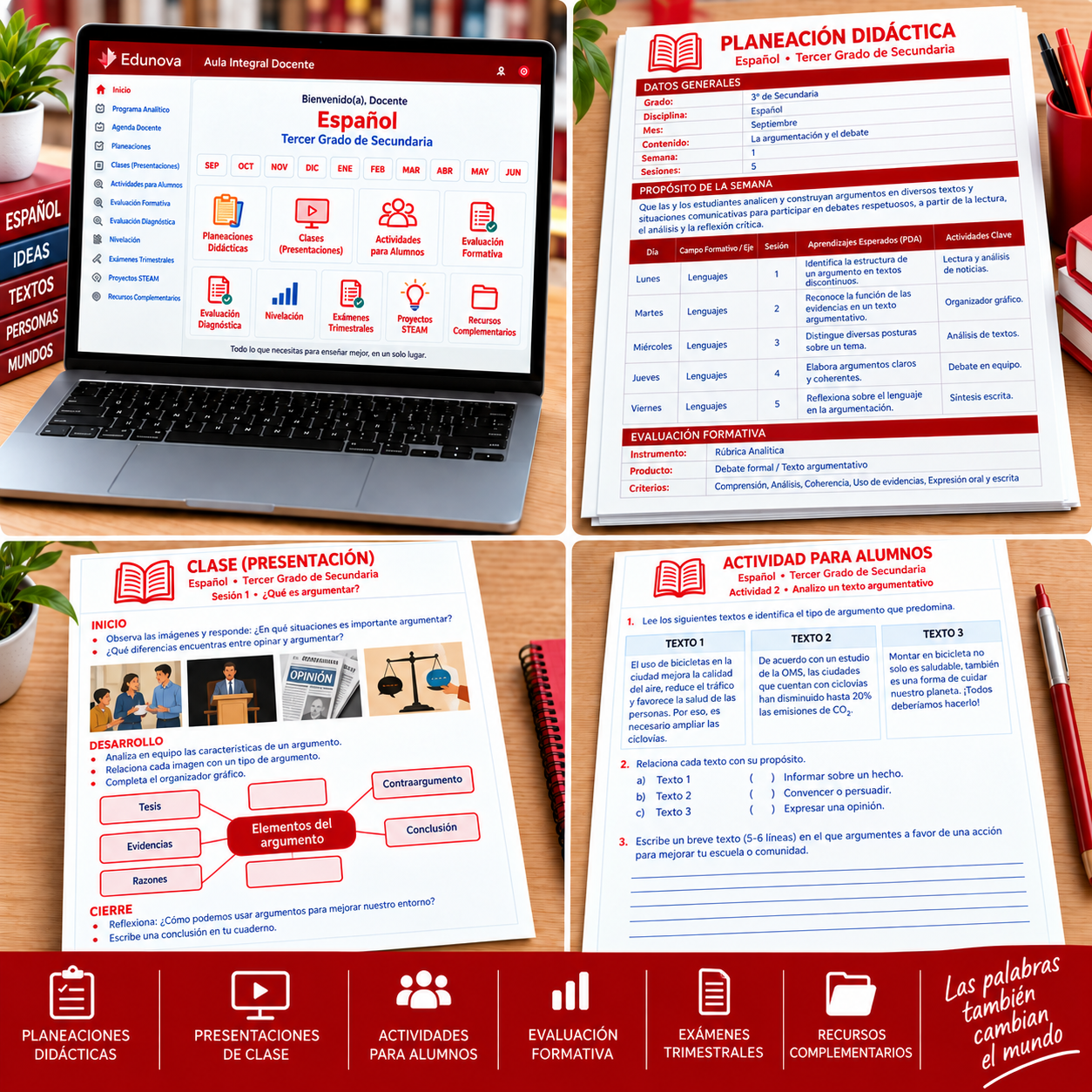 EduNEM Aula Integral | Español Tercer Grado de Secundaria NEM · Ciclo Escolar Completo 2026-2027 3 EduNEM Aula Integral | Español Tercer Grado de Secundaria NEM · Ciclo Escolar Completo 2026-2027 - Imagen 3